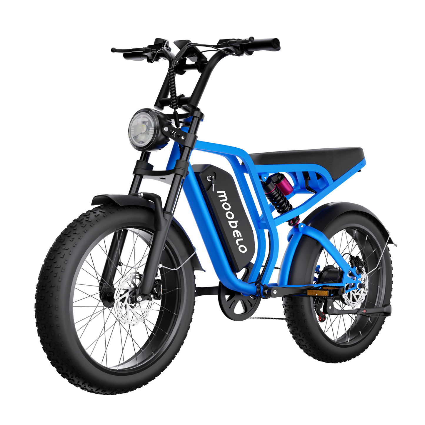 Moobelo B8: 1500W Full Suspension Fat Tire Ebike | 52V Battery, 31MPH
