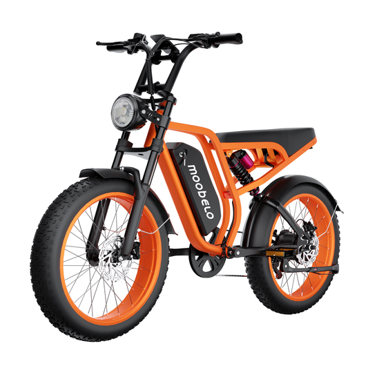 Moobelo B8: 1500W Full Suspension Fat Tire Ebike | 52V Battery, 31MPH