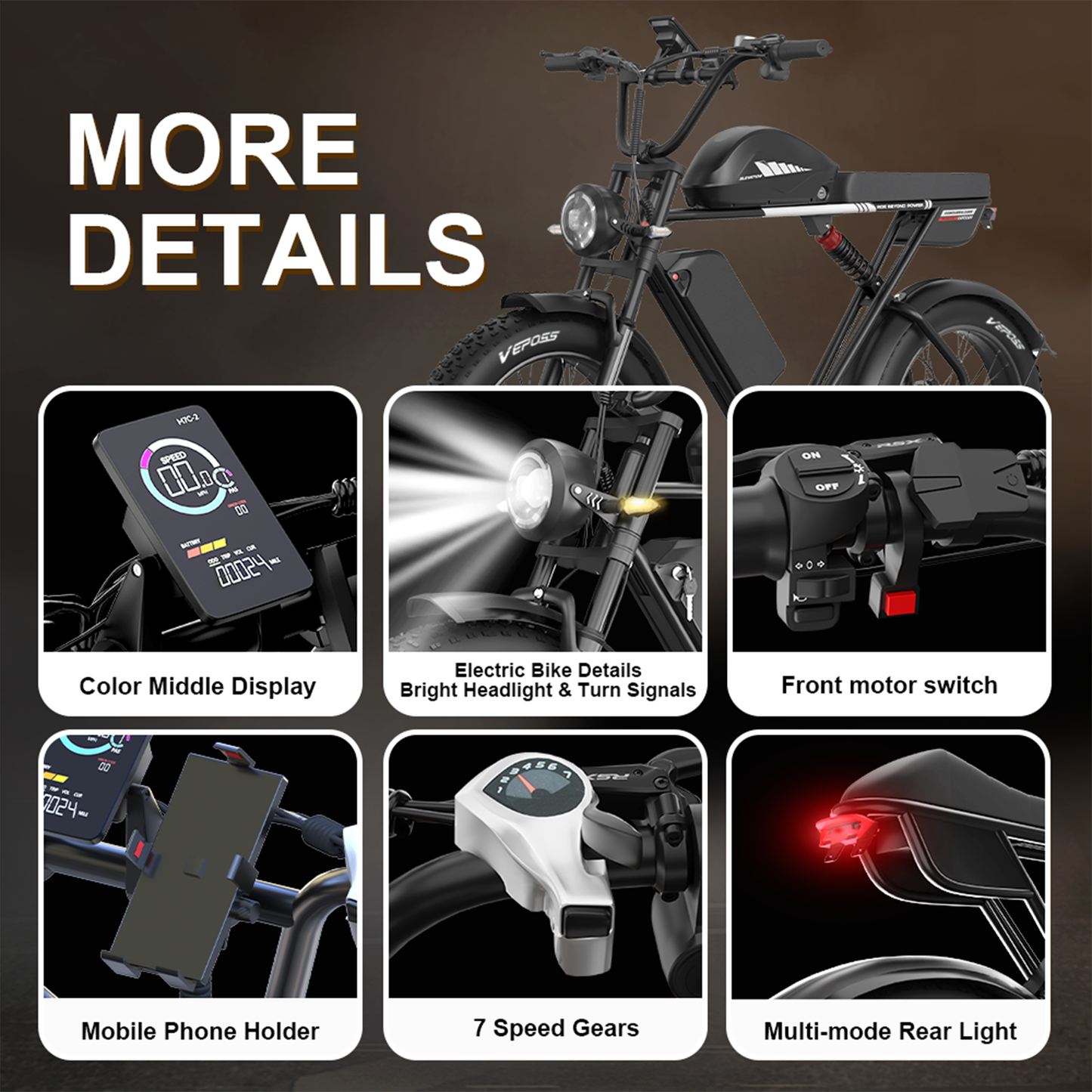 MOOBELO E10 Dual-Motor Fat Tire Ebike: 160-Mile Range, 2600W Power