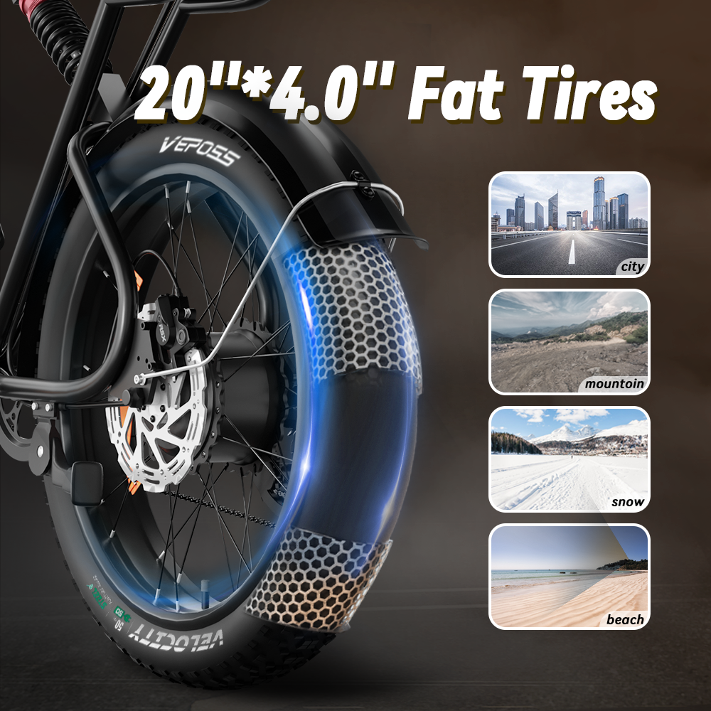 MOOBELO E10 Dual-Motor Fat Tire Ebike: 160-Mile Range, 2600W Power