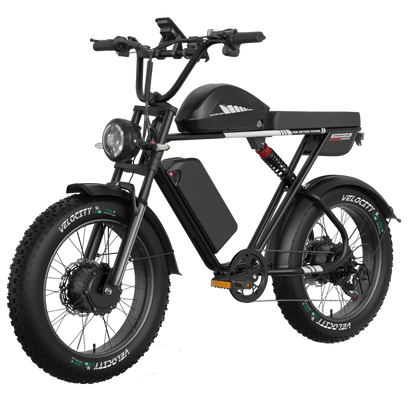 MOOBELO E10 Dual-Motor Fat Tire Ebike: 160-Mile Range, 2600W Power