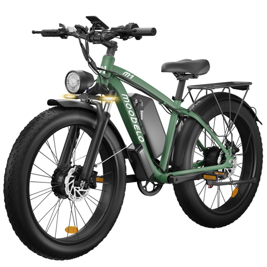 MOOBELO M1 Dual Motor Electric Bike | 3000W Peak Power, 180-Mile Range, Off-Road Adventure Ebike